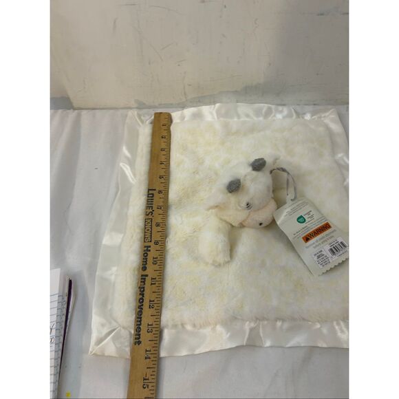 Island cloud plush giraffe blanket white animal new 14"x14" replacement lovey - Picture 4 of 7